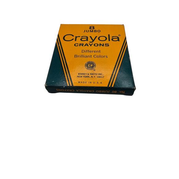 Vintage Crayola Jumbo Crayons - Box of 8 - Picture 2 of 4